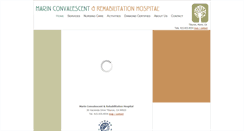 Desktop Screenshot of marinconvalescent.com
